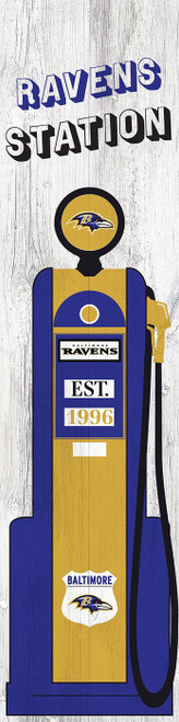 Baltimore Ravens Retro Pump 48" Leaner