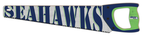 Seattle Seahawks 24" Wood Handsaw Sign