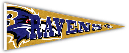 Baltimore Ravens 24" Wood Pennant