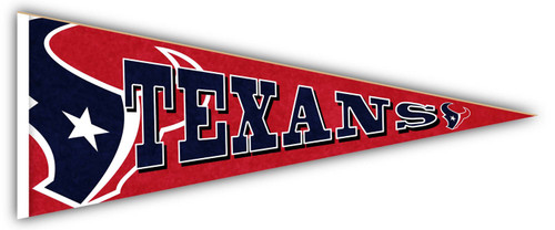 Houston Texans 24" Wood Pennant