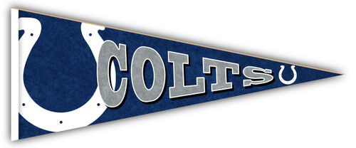 Indianapolis Colts 24" Wood Pennant