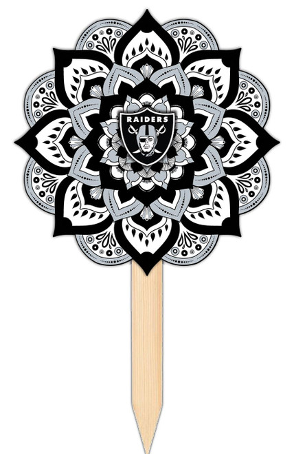 Las Vegas Raiders Mandala Yard Stake