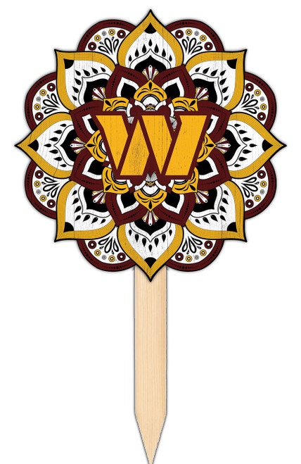 Washington Commanders Mandala Yard Stake