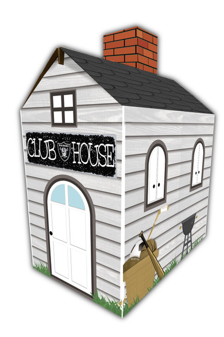 Las Vegas Raiders Cardboard Clubhouse Playhouse