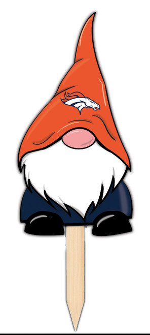 Denver Broncos Gnome Yard Stake