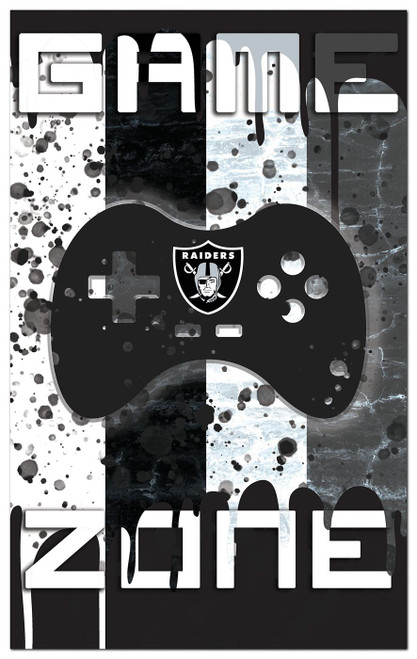 Las Vegas Raiders Game Zone 11" x 19" Sign