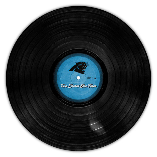 Carolina Panthers 12" Vinyl Circle