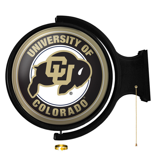 Colorado Buffaloes Round Rotating Lighted Wall Sign