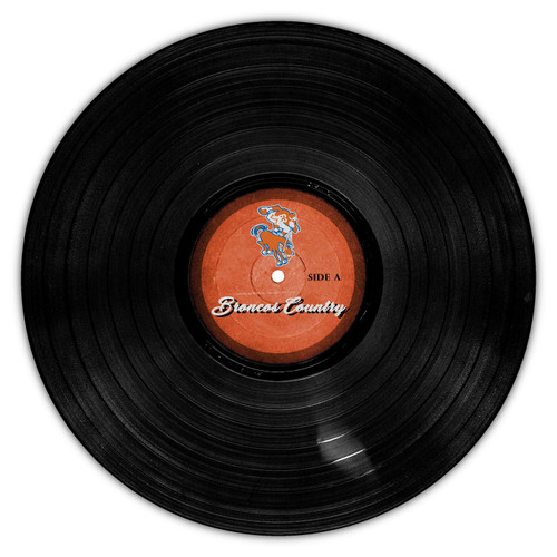 Denver Broncos 12" Vinyl Circle