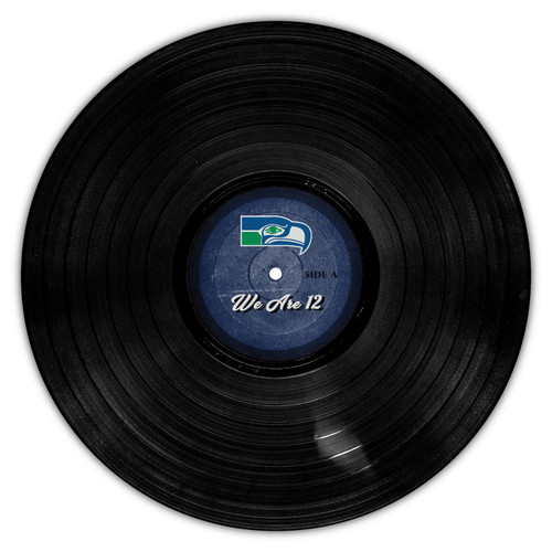 Seattle Seahawks 12" Vinyl Circle