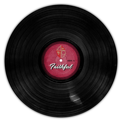 San Francisco 49ers 12" Vinyl Circle