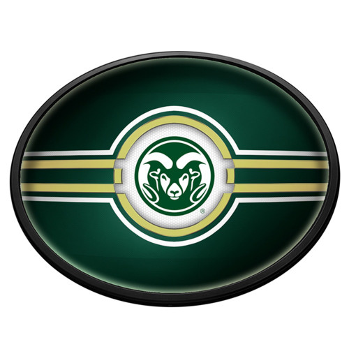 Colorado State Rams Oval Slimline Lighted Wall Sign