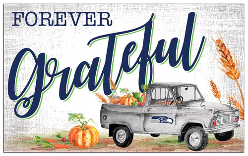 Seattle Seahawks Forever Grateful 11" x 19" Sign