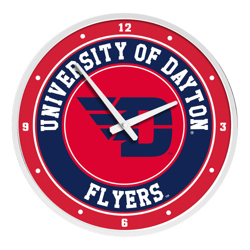 Dayton Flyers Modern Disc Wall Clock