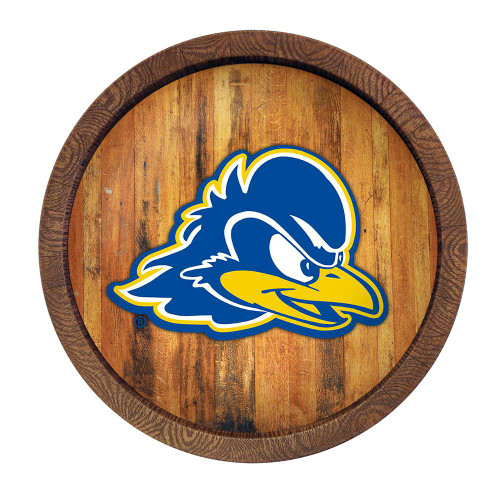 Delaware Blue Hens "Faux" Barrel Top Sign