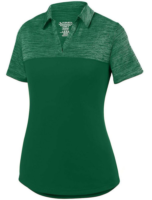 Augusta Shadow Tonal Heather Women's Custom Polo Shirt