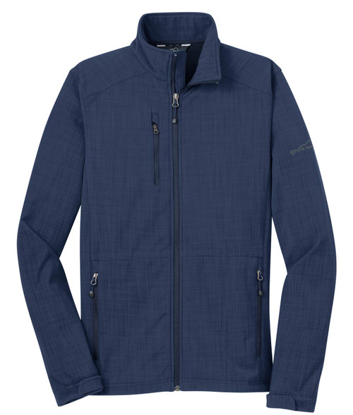 Eddie Bauer Shaded Crosshatch Men's Custom Softshell Jacket