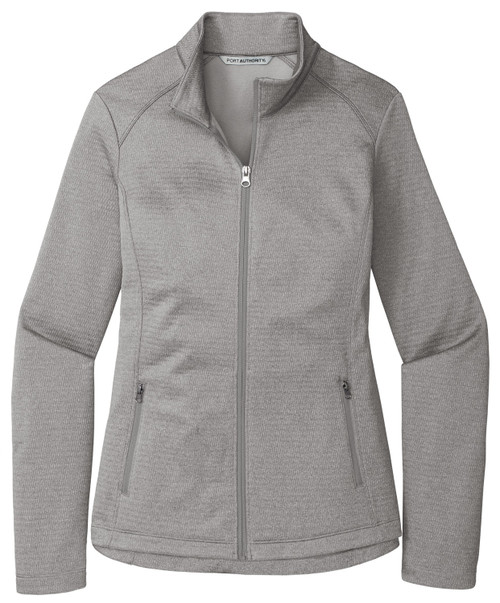 Port Authority Women's Diamond Heather Custom Fleece Full Zip Jacket