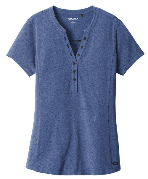 Ogio Women's Tread Custom Henley Shirt