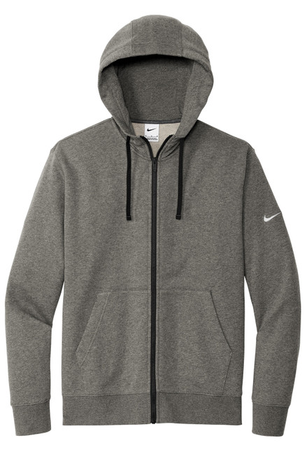 Nike Club Fleece Sleeve Swoosh Men's Custom Full Zip Hoodie