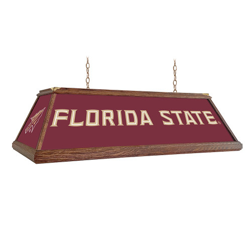 Florida State Seminoles Premium Wood Pool Table Light