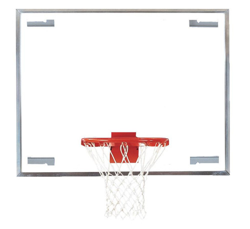 Bison 42" x 54" Glass Competition Basketball Backboard