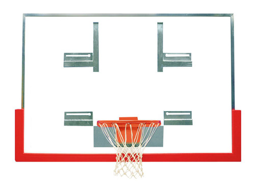 Bison 48" x 72" Tall Unbreakable "XL" Glass Competition Conversion Backboard