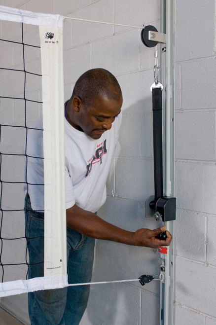 Bison Match Point Post or Wall Mounted Volleyball System