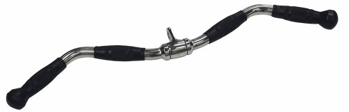 Body Solid Rubber Grip Revolving Curl Bar