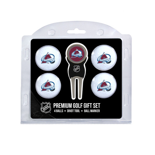 Colorado Avalanche Golf Ball Gift Set