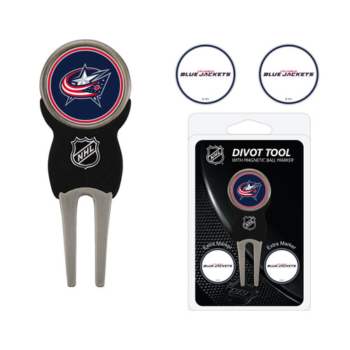 Columbus Blue Jackets Golf Divot Tool Pack