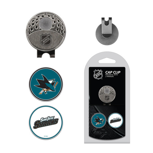 San Jose Sharks Hat Clip & Marker Set