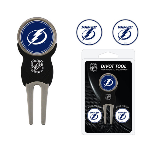 Tampa Bay Lightning Golf Divot Tool Pack