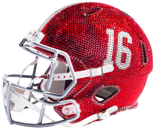 Bills Swarovski Crystal Full Size Helmet