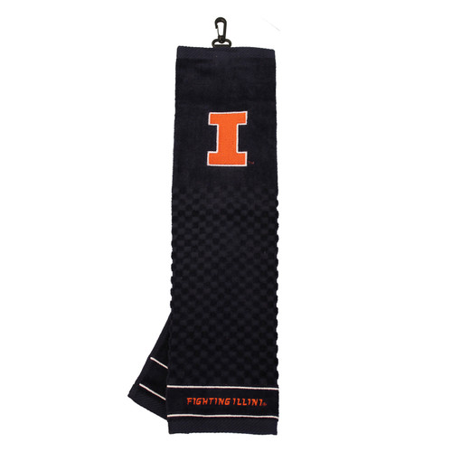 Illinois Fighting Illini Embroidered Golf Towel