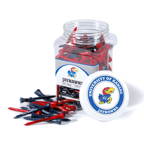 Kansas Jayhawks 175 Golf Tee Jar