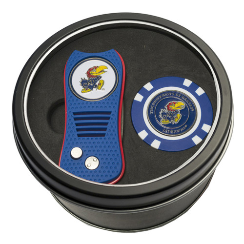 Kansas Jayhawks Switchfix Golf Divot Tool & Chip