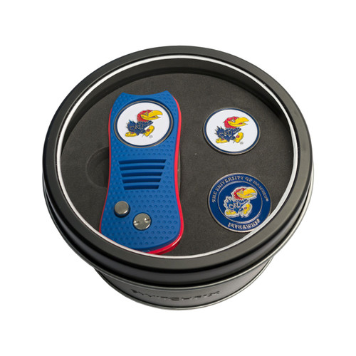 Kansas Jayhawks Switchfix Golf Divot Tool & Ball Markers