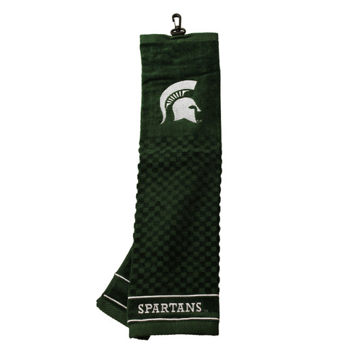 Michigan State Spartans Embroidered Golf Towel