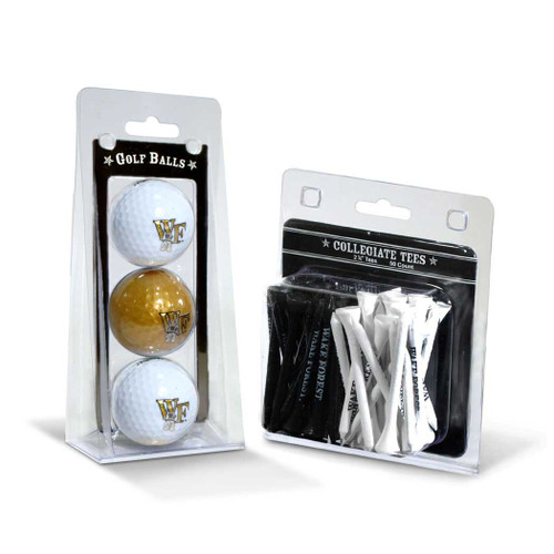 Wake Forest Demon Deacons Golf Ball & Tee Pack