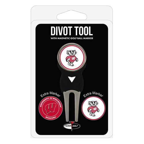 Wisconsin Badgers Golf Divot Tool Pack