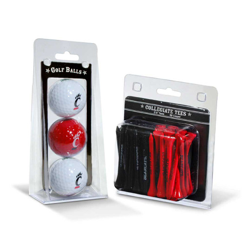 Cincinnati Bearcats Golf Ball & Tee Pack