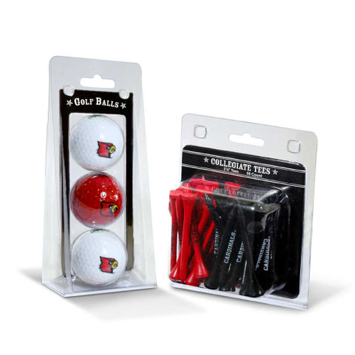 Louisville Cardinals Golf Ball & Tee Pack