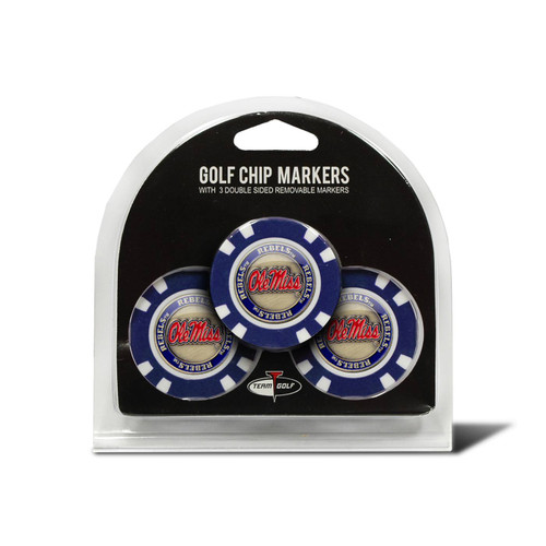 Mississippi Rebels Golf Chip Ball Markers