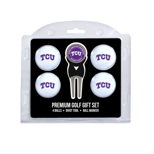 Texas Christian Horned Frogs Golf Ball Gift Set