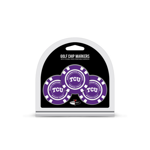 Texas Christian Horned Frogs Golf Chip Ball Markers