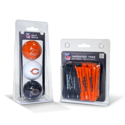 Chicago Bears Golf Ball & Tee Pack