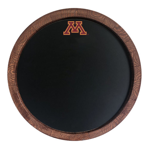 Minnesota Golden Gophers Chalkboard ""Faux"" Barrel Top Sign