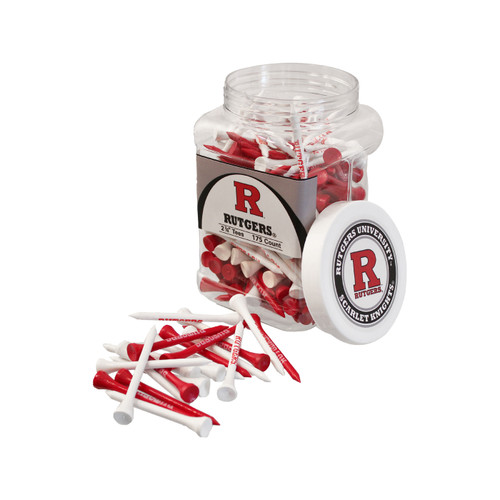 Rutgers Scarlet Knights 175 Golf Tee Jar