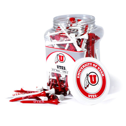Utah Utes 175 Golf Tee Jar
